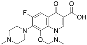 Marbofloxacin structure