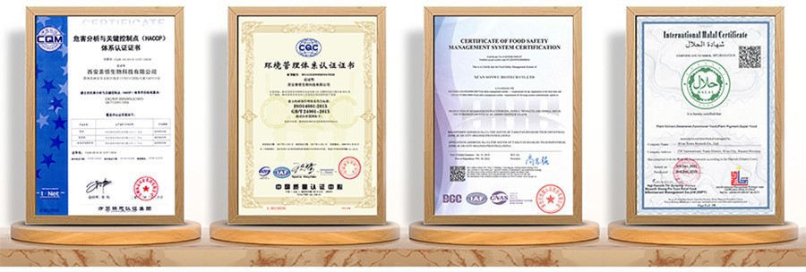 Dioscin powder certificates
